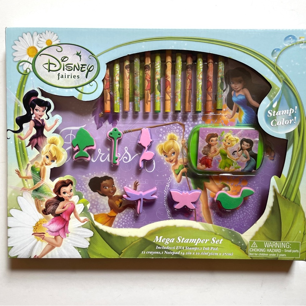 NIB Disney fairies new in box Mega Stamper craft Set